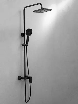 Душевая система с тропическим душем и смесителем Shevanik S9736H