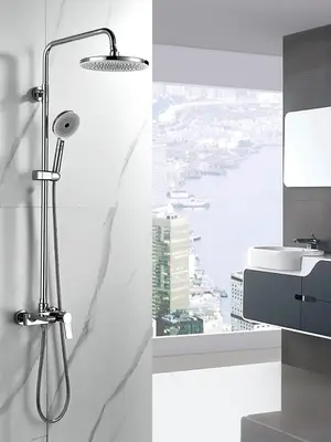 Душевая система с тропическим душем и смесителем Shevanik S8336