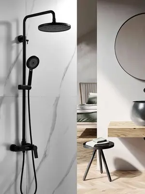 Душевая система с тропическим душем и смесителем Shevanik S8336H