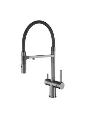 Смеситель для кухни с гибким изливом Rose R958T