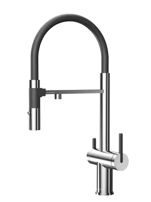 Смеситель для кухни Starke-Paulmark Gravity Gr213188-CR под фильтр с гибким изливом хром
