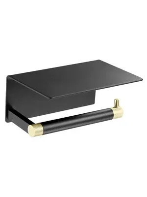 Бумагодержатель с полочкой Rose RG3005H-1