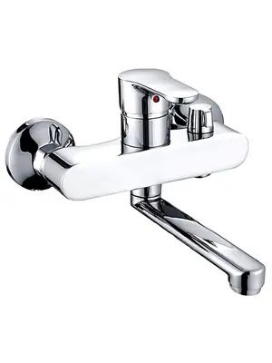 Смеситель для ванны с коротким изливом и душем Shevanik S5602