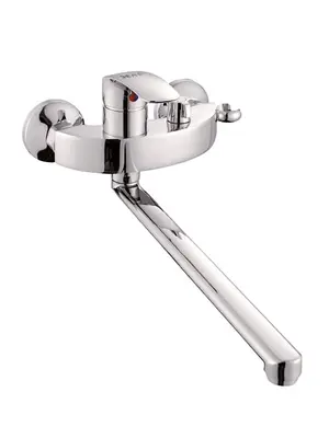 Смеситель для ванны с длинным изливом и душем Shevanik S5572