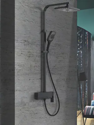 Душевая система с тропическим душем и смесителем Rose R1036H