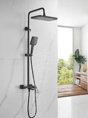 Душевая система с тропическим душем и смесителем Shevanik S6836H