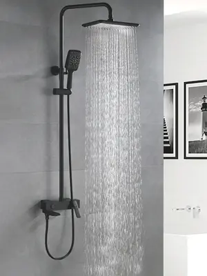 Душевая система с тропическим душем и смесителем Rose R2736H