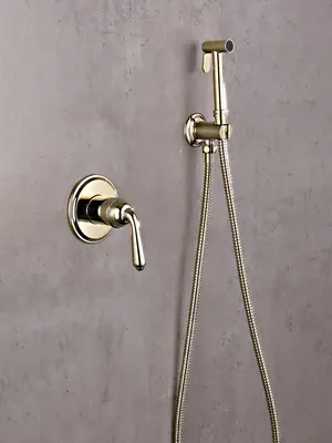 Встроенный гигиенический душ со смесителем для биде Rose R0205E