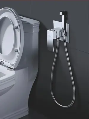 Встроенный гигиенический душ со смесителем для биде Rose R1505F