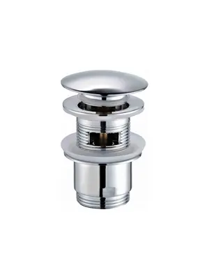Донный клапан автомат хром Rose RS01 ⌀41