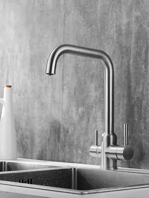 Высокий смеситель для кухни с фильтром для воды Shevanik S268B