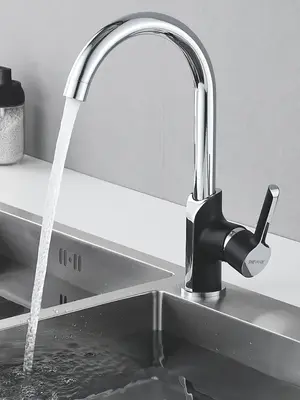 Высокий однорычажный смеситель для кухни на мойку Shevanik S6053H