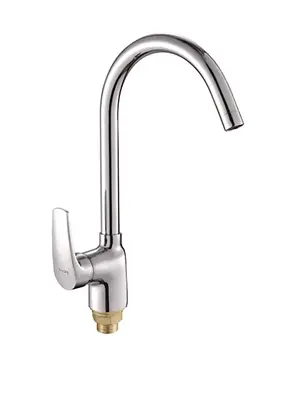 Высокий однорычажный смеситель для кухни на мойку Shevanik S5053