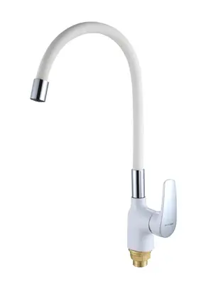 Смеситель для кухни с гибким изливом шлангом Shevanik S443-1