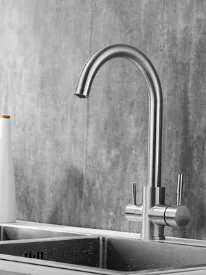 Высокий смеситель для кухни с фильтром для воды Shevanik S168B