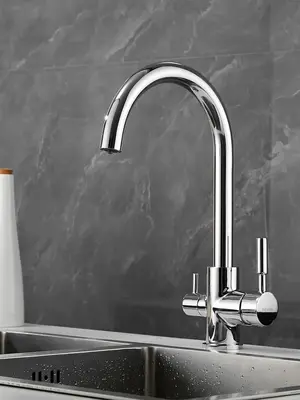 Высокий смеситель для кухни с фильтром для воды Shevanik S168