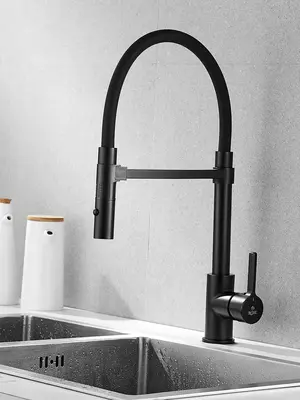 Смеситель для кухни с гибким изливом и душем Rose R133H