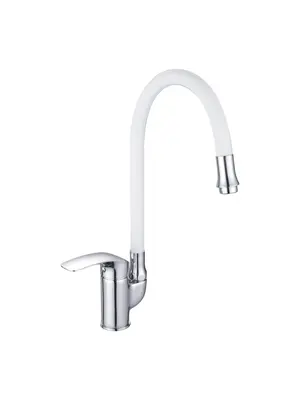 Смеситель для кухни с гибким изливом Shevanik S5543-1