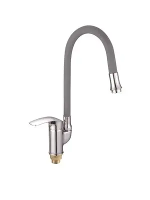Смеситель для кухни с гибким изливом Shevanik S5543-9