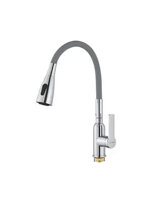 Смеситель для кухни с гибким изливом Shevanik S843-9