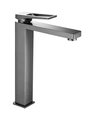 Высокий смеситель для накладной раковины в ванну Shevanik S6811T