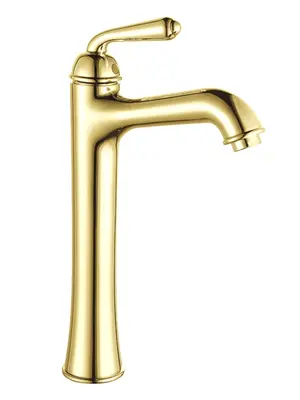 Высокий смеситель для накладной раковины в ванну Rose R0211E