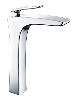 Высокий смеситель для накладной раковины в ванну Rose R2711