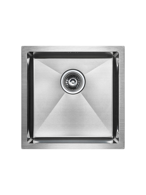 Мойка из нержавейки Paulmark Next 44 Uni PM214444-BS 44 х 44 см сталь