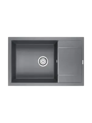 Мойка из камня Paulmark Flugen 60 PM317850-DG к78 х 50 см варц графит