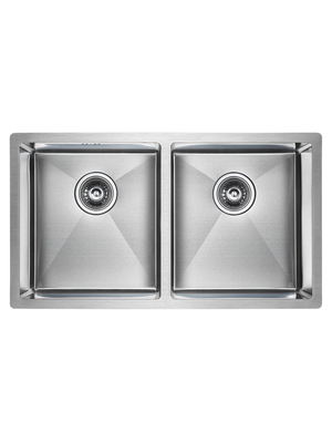 Мойка из нержавейки Paulmark Gerberg 78/2 Uni PM237844-BS сталь 78 х 44 см
