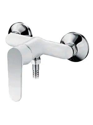Смеситель для душа Ledeme L2077W белый/хром