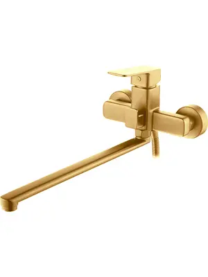 Смеситель для ванны Ledeme L2280Y золотой сатин