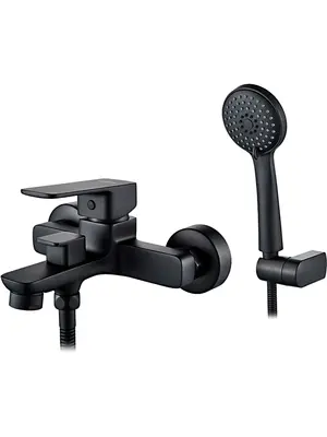 Смеситель для ванны Ledeme L3280B черный