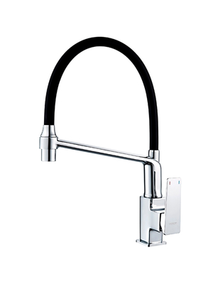 Смеситель для кухни с гибким изливом Ledeme L4078-2 черный