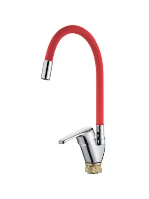 Смеситель для кухни с гибким изливом Ledeme L4132-1 хром