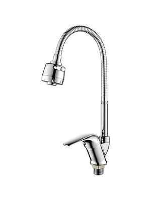 Смеситель для кухни с гибким изливом Ledeme L4331 хром