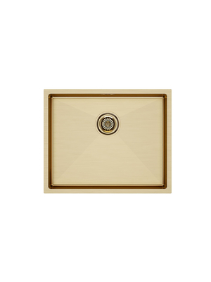 Мойка из нержавейки Paulmark Next 54 Uni PM215444-BG брашированное золото 54 x 44 см