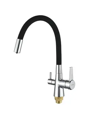 Смеситель для кухни с гибким изливом Shevanik S668