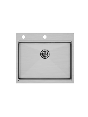 Мойка из нержавейки Paulmark Kroner-Pro 59 PM705951-BS брашированная сталь 59 x 51 см
