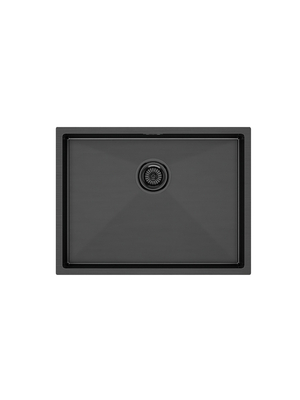 Мойка из нержавейки Paulmark Next 58 Uni PM215844-GM вороненая сталь 58 x 44 см