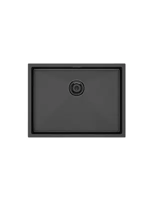 Мойка из нержавейки Paulmark Next 58 Uni PM215844-GM вороненая сталь 58 x 44 см