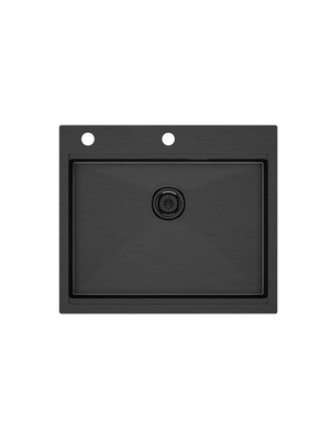 Мойка из нержавейки Paulmark Kroner-Pro 59 PM705951-GM вороненая сталь 59 x 51 см