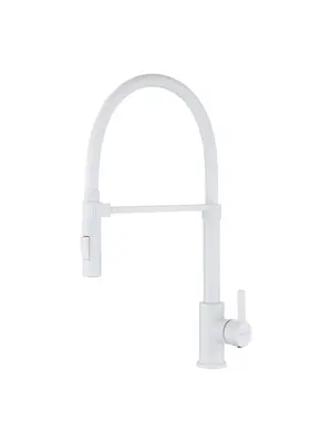 Смеситель для кухни Paulmark Halt Ha214021-431 белый матовый