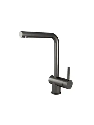 Смеситель для кухни Paulmark Spring Sp212067-GM вороненая сталь