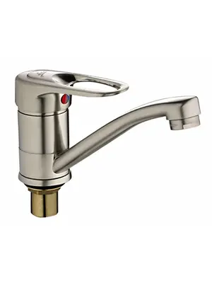 Смеситель для кухни Ledeme H04A L4504A-2 суперсталь