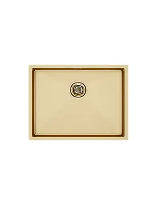Мойка из нержавейки Paulmark Next 58 Uni PM215844-BG брашированное золото 58 x 44 см