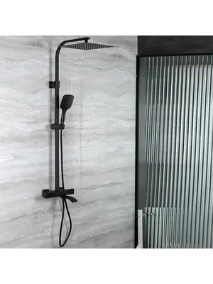 Душевая система с тропическим душем и термостатом Gappo G2407-60