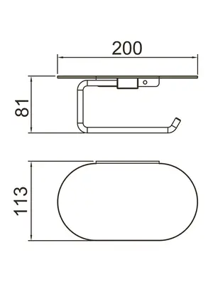 Держатель туалетной бумаги Gappo G30703-6