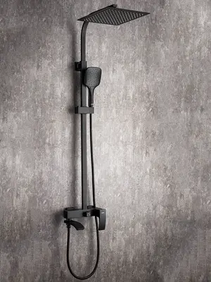 Душевая система с тропическим душем и смесителем Gappo G2407-6