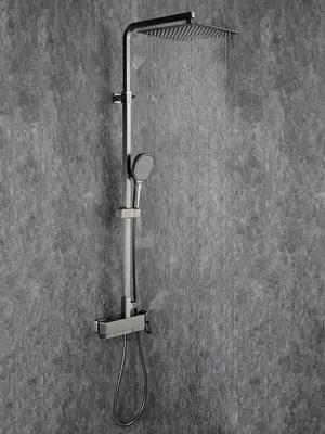 Душевая система с тропическим душем и смесителем Gappo G2417-9